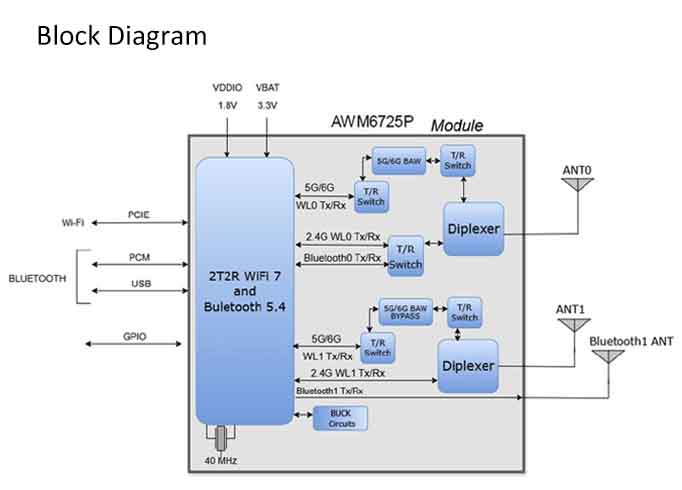 AWM6725P _Block Diagram